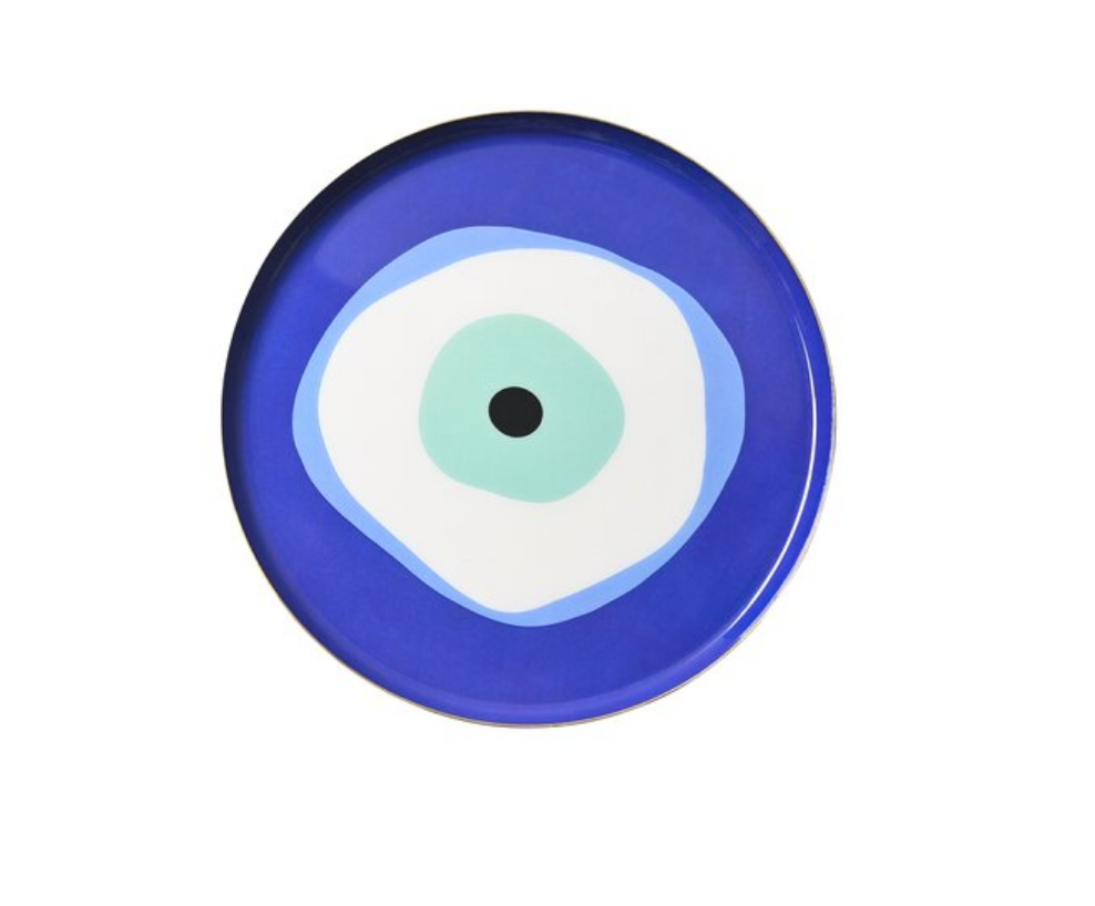 Happy Plates | Lucky eye - Blue rond