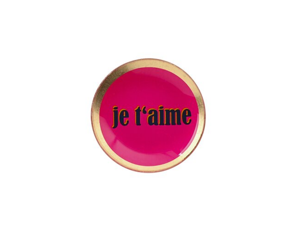 Happy Plates | je t'aime pink