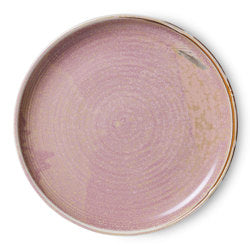 Chef ceramics | Dinner plate rustic pink | HKLiving