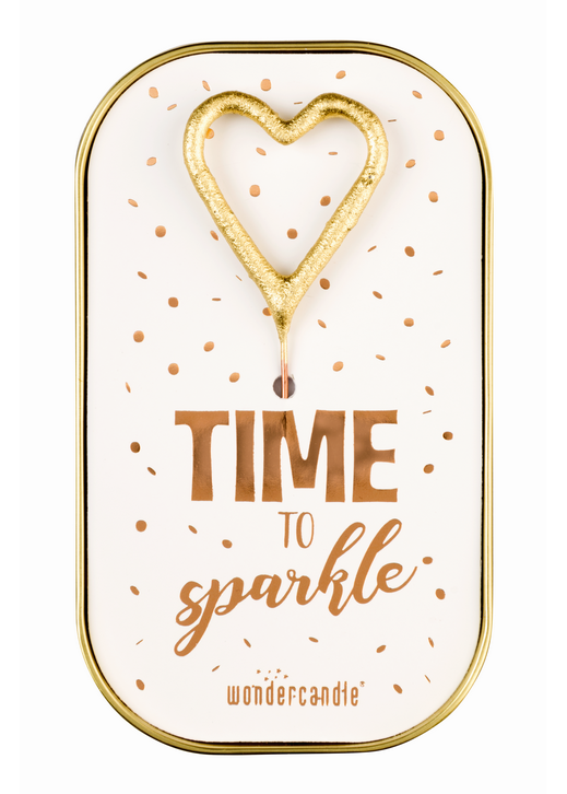 Time to sparkle | cake in blik | Wondercandle